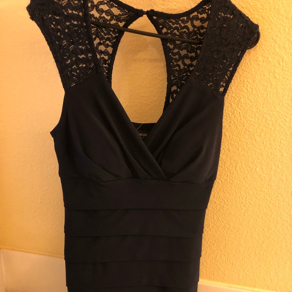 Blue Nagy Cocktail tight dress